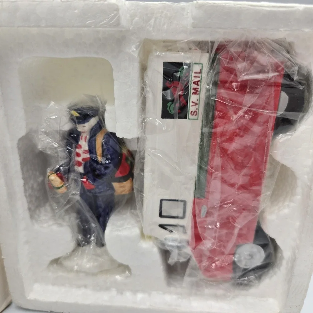 Dept 56 Snow Village SPECIAL DELIVERY 51977 Usps SV Mail Truck & Mailman Set New